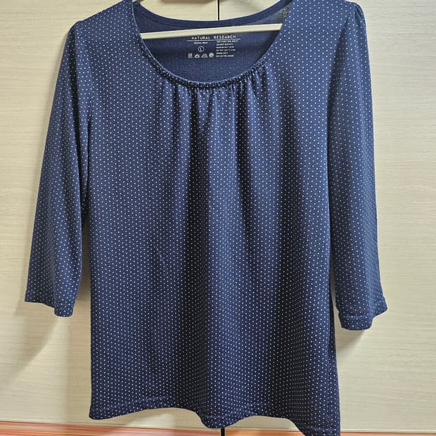 도트 땡땡이 7부 긴팔티