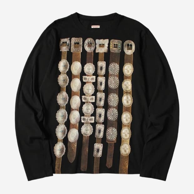 [4/미개봉새상품] kapital 캐피탈 콘초 벨트 티셔츠 롱슬리브