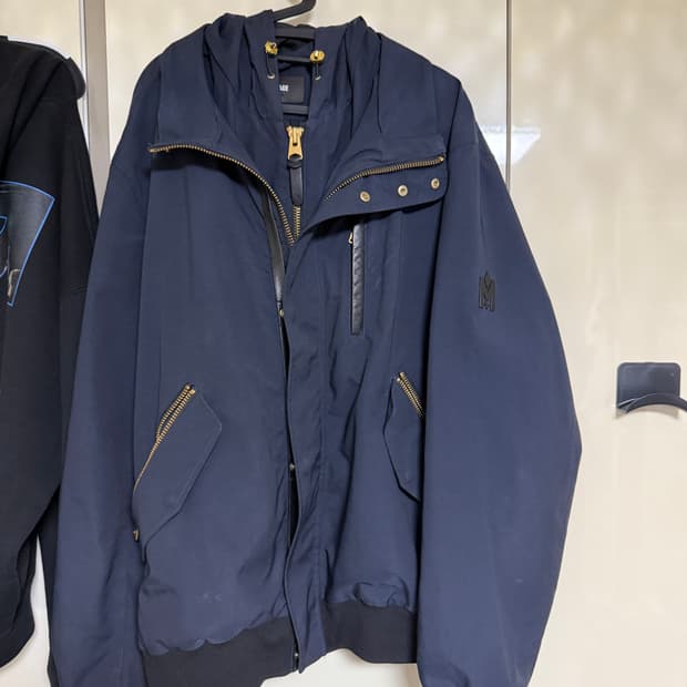 맥케이지 딕슨 금장 바람막이 봄버 자켓 46