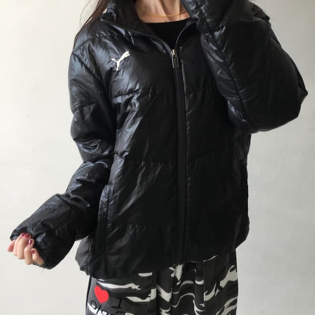 푸마 가슴로고 패딩