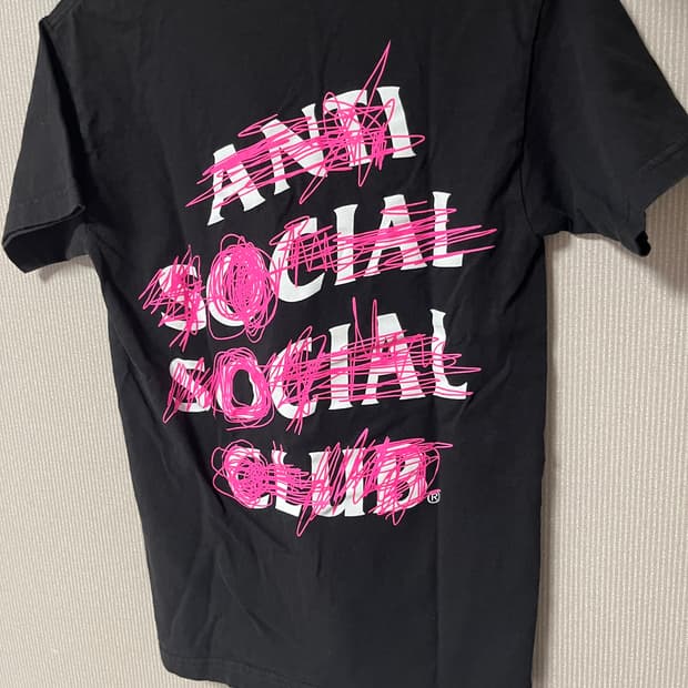 ASSC 네버마인트 블랙 티셔츠