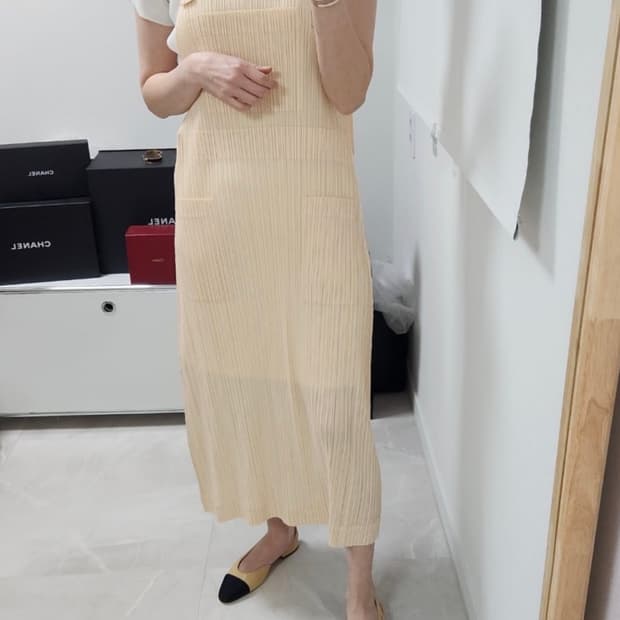 플리츠플리즈 멜빵원피스 3