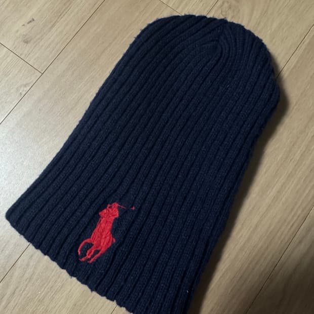 폴로 빅로고 비니