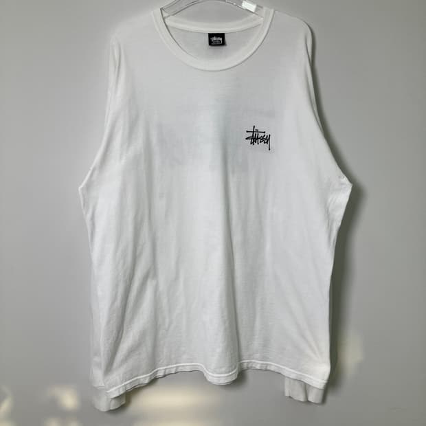 Stussy 스투시 화이트 롱슬리브 XL