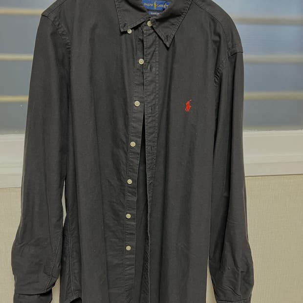 폴로 블랙 옥스포드셔츠[M]