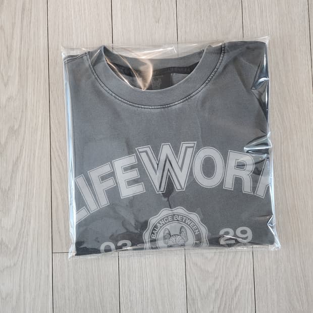 라이프워크 워싱 반팔티●남녀공용●표기사이즈 M (90~100가능)