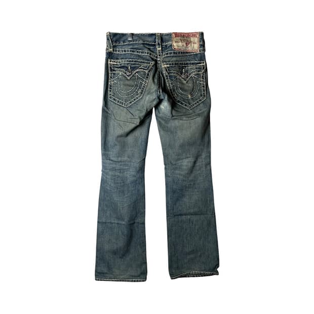 [True Religion] 트루릴리전 빌리 수퍼T 플레어 데님팬츠