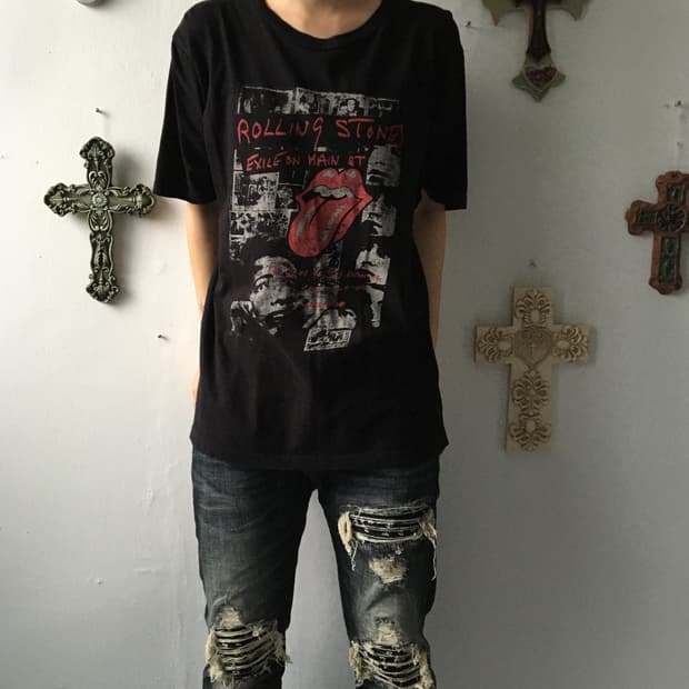 the rolling stones Printing t shirt