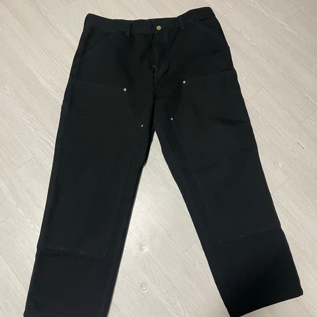 칼하트 더블니 블랙 32