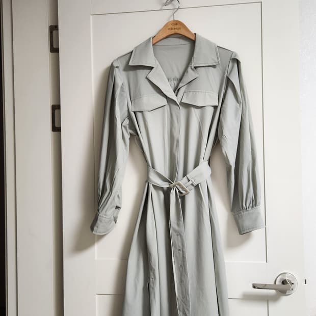 원피스 트렌치 자켓 