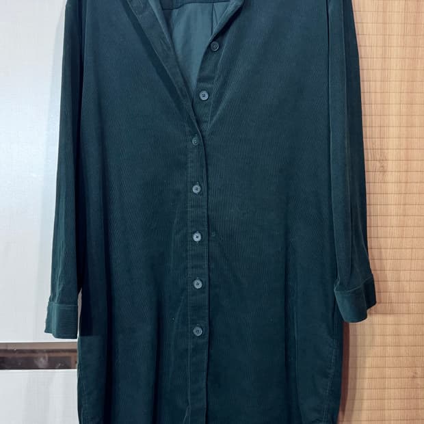 Cos 코스 코듀로이 셔츠 롱원피스 