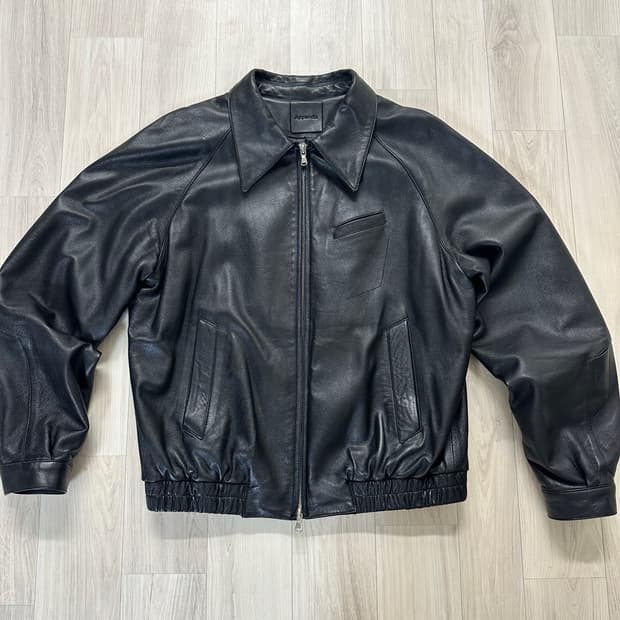 [2]머듈 레더 블루종