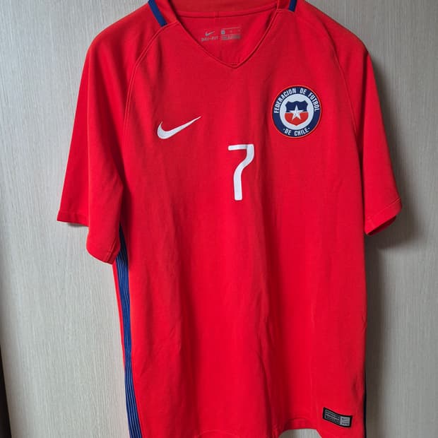 아디다스 칠레 홈 국대 유니폼 16-17 축구유니폼 M