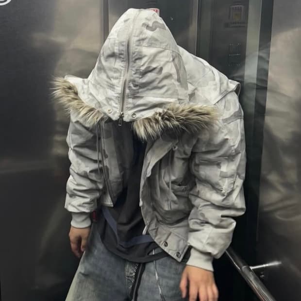 [3] steepc n2b 카모 퍼 자켓