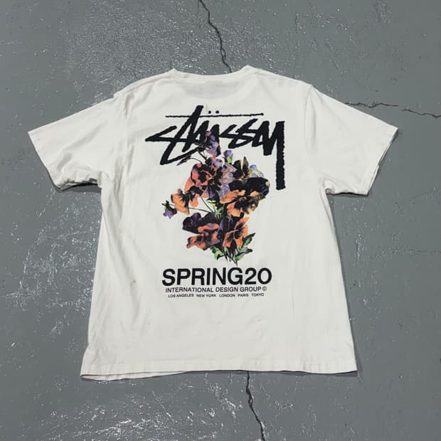 스투시(Stussy) 스프링 2020 부케(Bouquet) 반팔 티셔츠