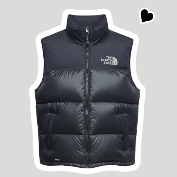 노스페이스 눕시 조끼패딩