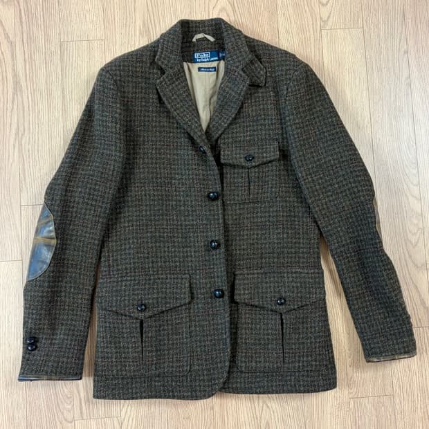 폴로 랄프로렌 트위드 자켓 M 국내 100