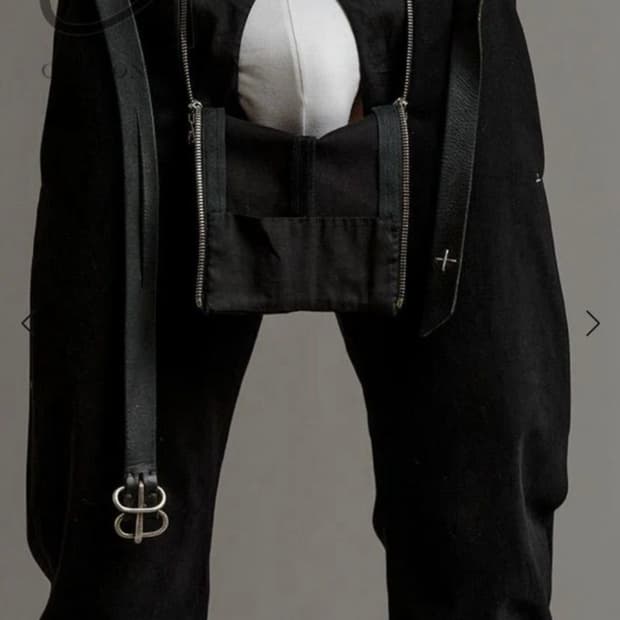 M.A+ Double front-zipped Trousers