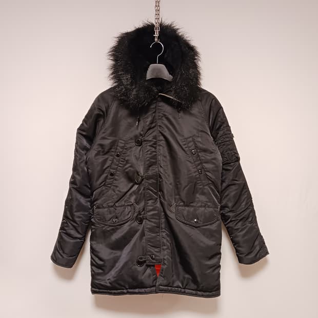 알파인더스트리 업스케일 퍼  후드롱 파카