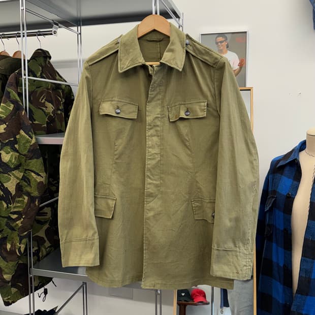 80s 빈티지 이탈리아군 필드 자켓 (M)  