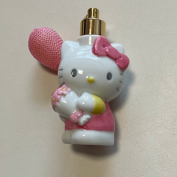 빈티지 헬로키티 도자기 향수병