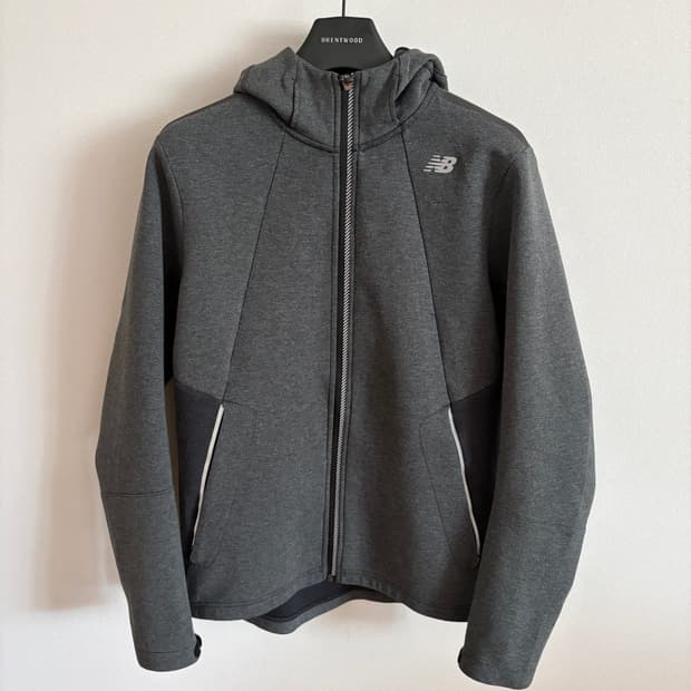 뉴발란스 그레이 후드 집업 자켓 95