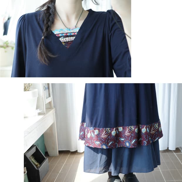 Titicaca navy one-piece