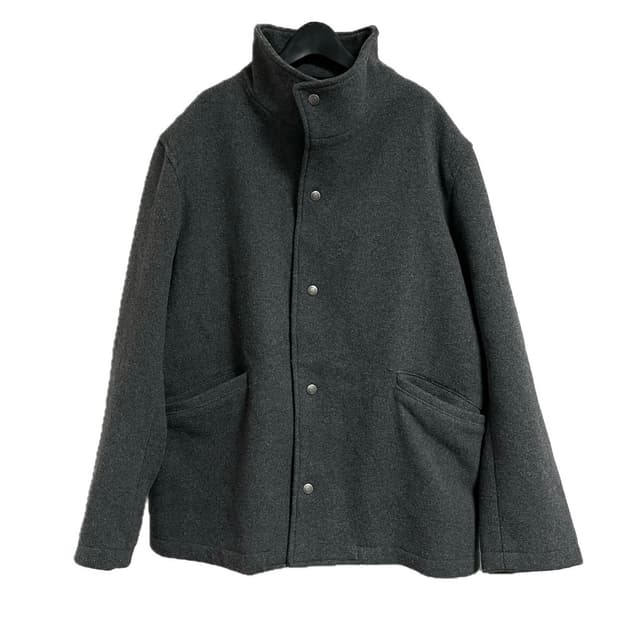 하이넥 하프코트 자켓