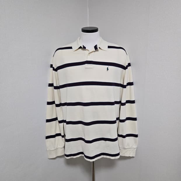 폴로랄프로렌 스트라이프 카라긴팔티셔츠 / 남성 티셔츠