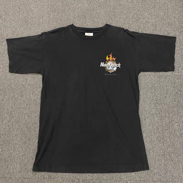 90s Hardrock cafe 하드락 카페 빈티지 반팔 티셔츠