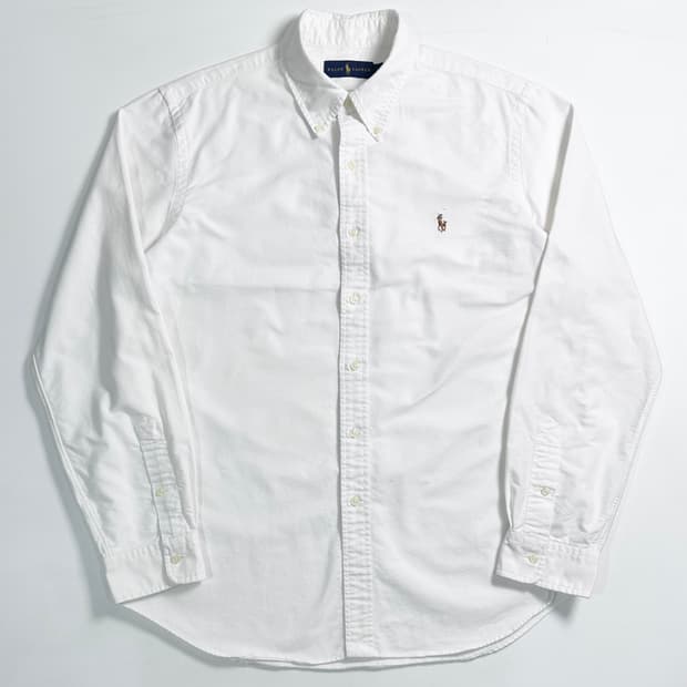 폴로 랄프로렌 화이트 옥스포드 셔츠