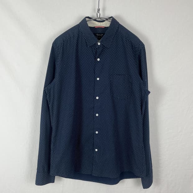 United Arrows 도트 셔츠 