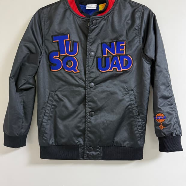 나이키x스페이스 잼 새로운 시대 바시티 자켓 툰 스쿼드 S(65)