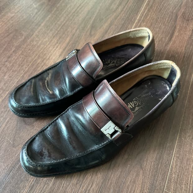 페라가모 다크브라운 로퍼