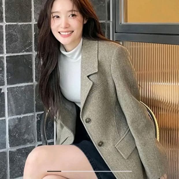 온앤온 벌룬자켓 S (새상품) 