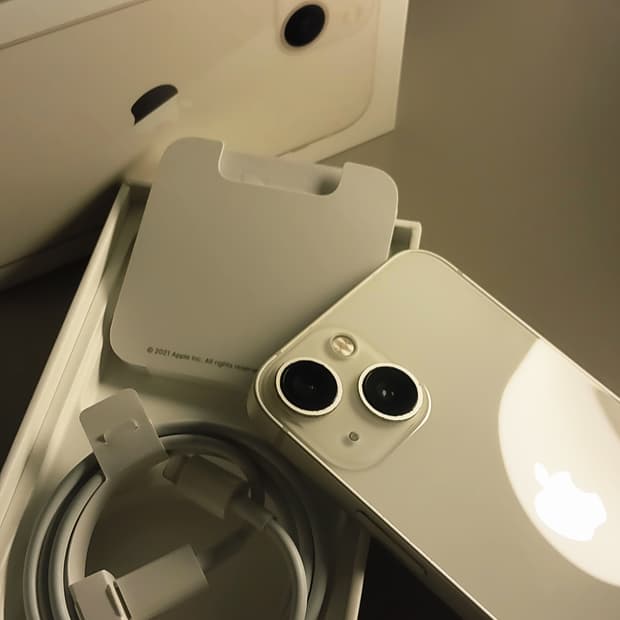 아이폰 13 미니 화이트128GB 풀박스 무하자