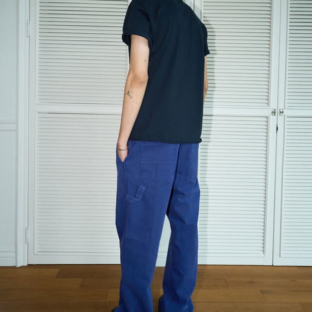 RYOO 페인터 팬츠 블루 L사이즈