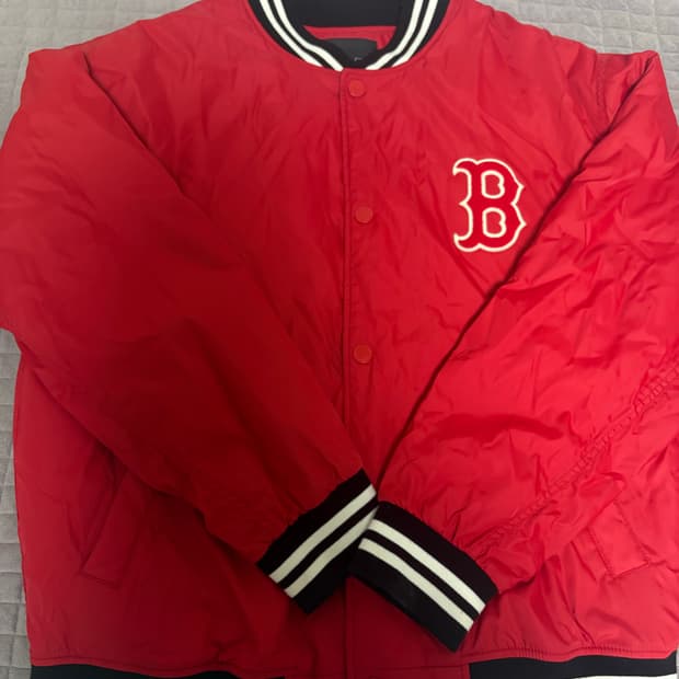 엠엘비 mlb 보스턴 바시티 자켓 항공점퍼 레드삭스 솔리브 베이스볼