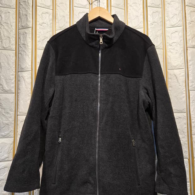 타미힐피거 남성 후리스 집업 자켓 L