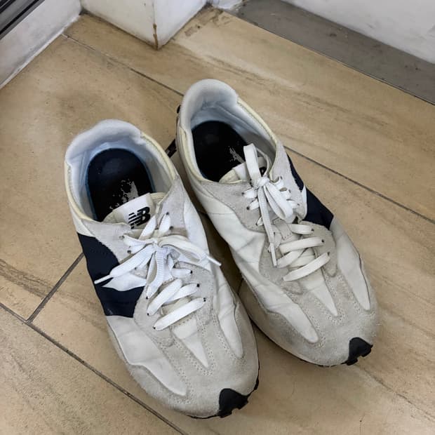 (265) 뉴발란스 327 화이트블랙