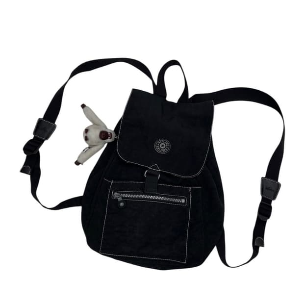키플링 복조리 백팩 블랙