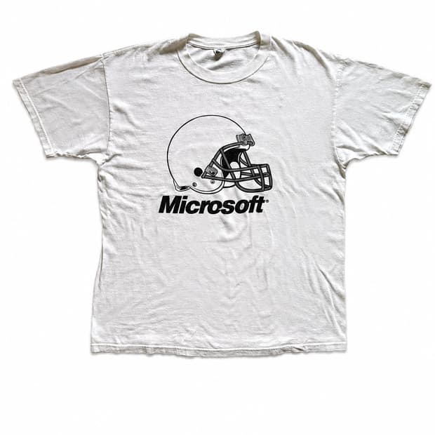 Y2K Microsoft 프로모션 티셔츠 XL