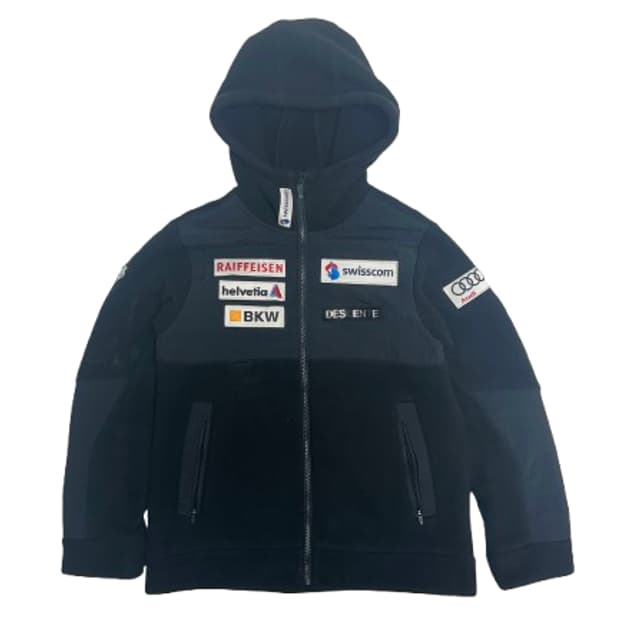 데상트 아우디 스위스 플러스 후드 집업