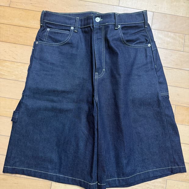 자라 데님 버뮤다 팬츠