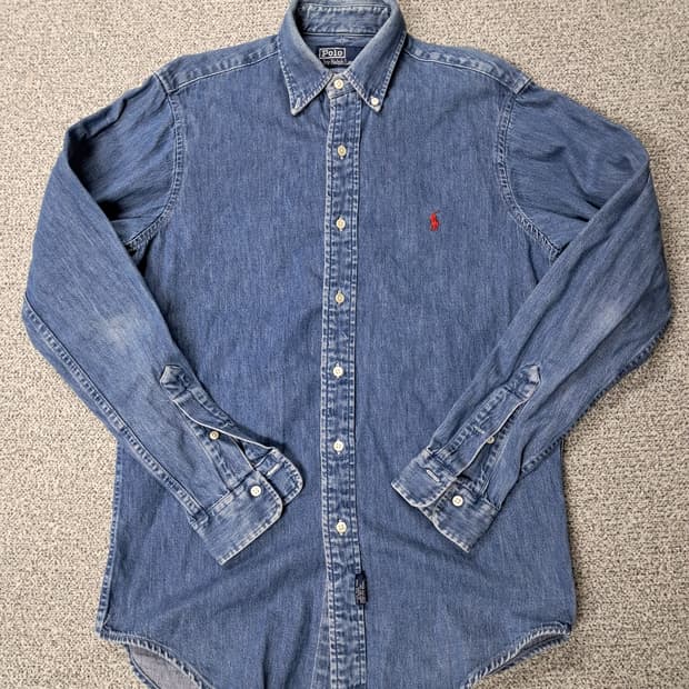 폴로90 데님셔츠