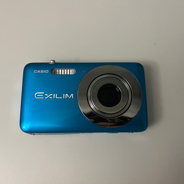 카시오 엑슬림 ex-z800 블루 작례o 빈티지 디카 후지필름 삼성