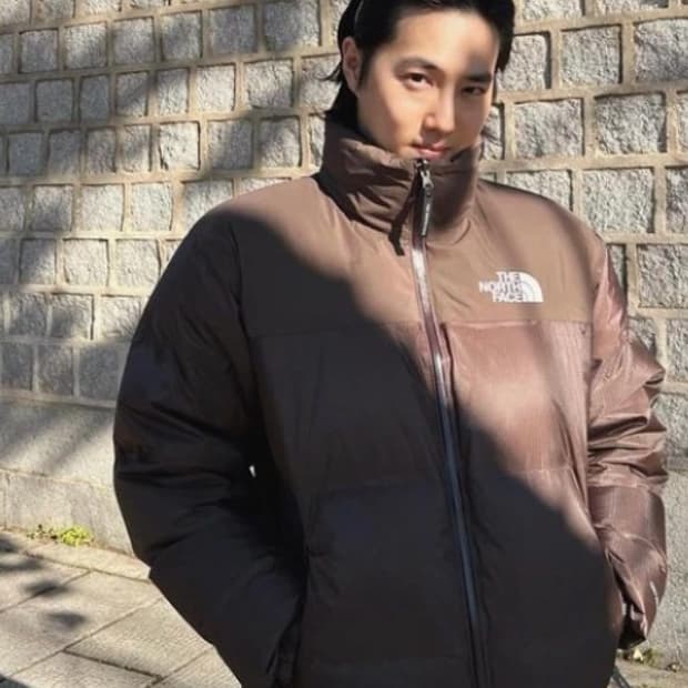 (거의 새상품) 노스페이스 1996 워터 쉴드 눕시 베이지브라운 / L