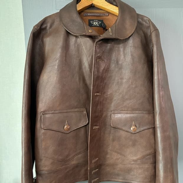 RRL 레더자켓