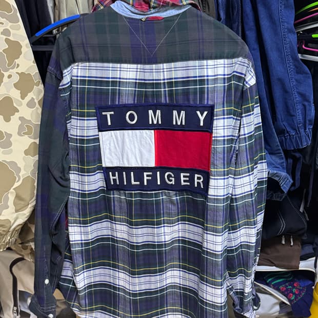 TOMMY HILFIGER  타미힐피거 체크 셔츠 / 사이즈 M