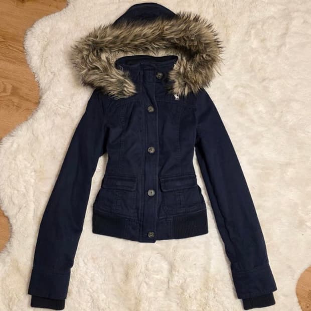 아베크롬비 y2k 울프죠 봄버자켓